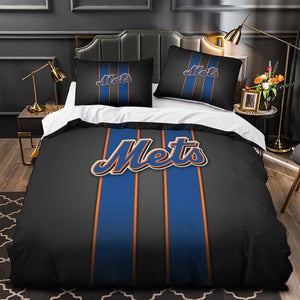 New York Mets Bedding Set Quilt Cover Without Filler