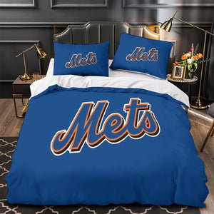New York Mets Bedding Set Quilt Cover Without Filler