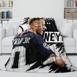 Neymar Blanket Flannel Throw Room Decoration