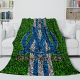 Olympique de Marseille Blanket Flannel Throw Room Decoration