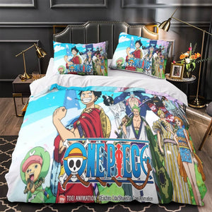 One Piece Bedding Set Pattern Quilt Duvet Cover Without Filler