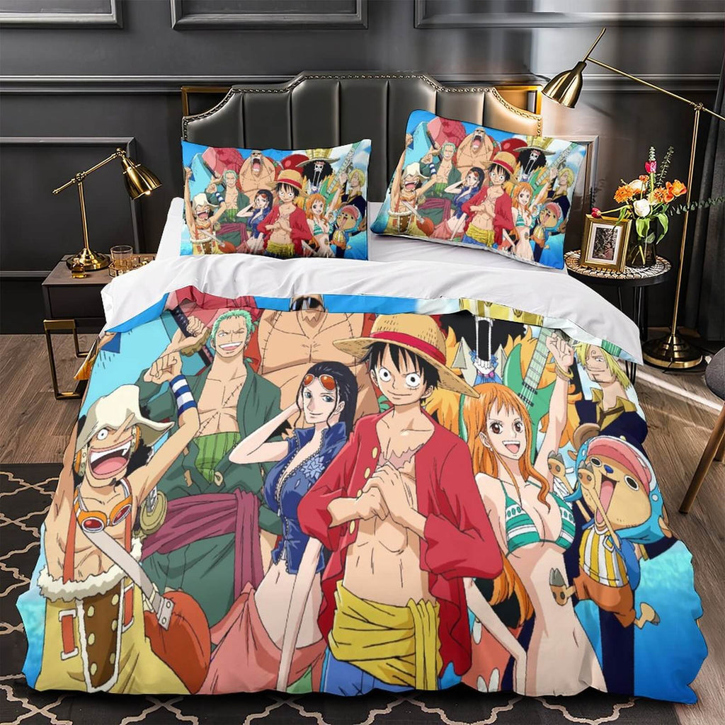 One Piece Bedding Set Pattern Quilt Duvet Cover Without Filler