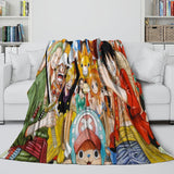 One Piece Blanket Flannel Fleece Pattern Throw Room Decoration