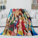 One Piece Blanket Flannel Fleece Pattern Throw Room Decoration