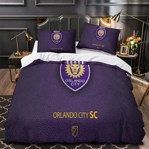Orlando City SC Bedding Set Duvet Cover Without Filler