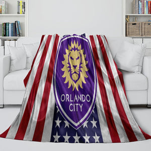 Orlando City SC Blanket Flannel Fleece Throw Room Decoration