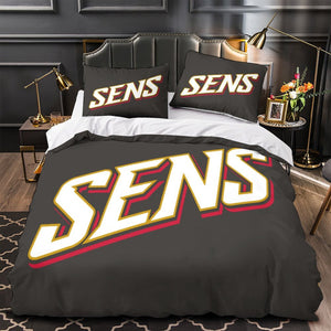 Ottawa Senators Bedding Set Quilt Duvet Cover Without Filler