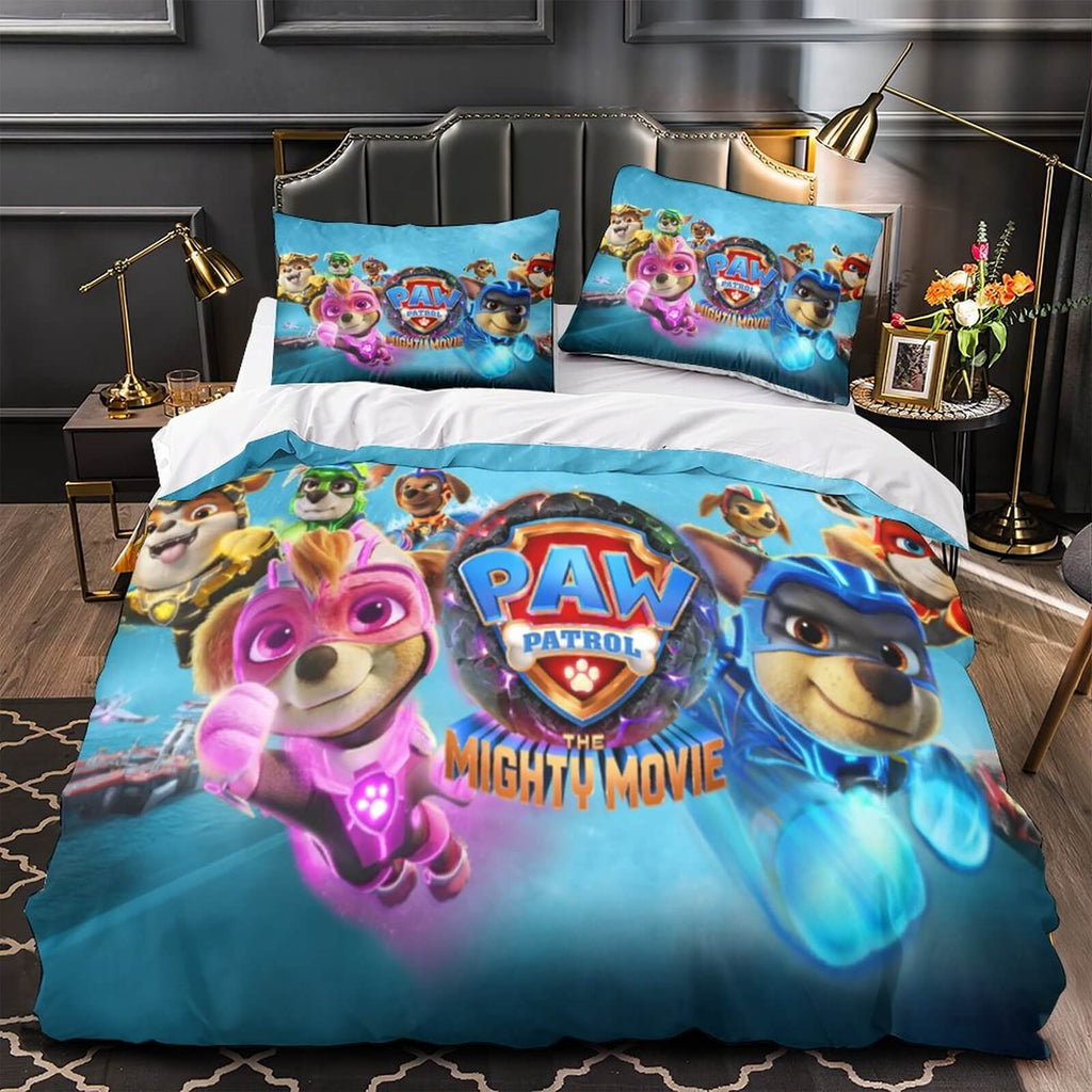 PAW Patrol The Mighty Movie Bedding Set Quilt Duvet Cover Without Filler