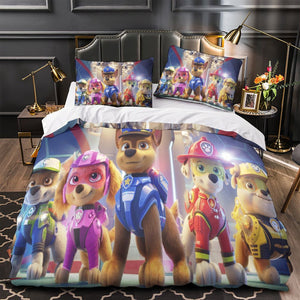 PAW Patrol The Movie Bedding Set Kids Quilt Duvet Cover Without Filler