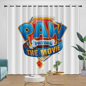 PAW Patrol The Movie Curtains Blackout Window Drapes Kids Room Decoration