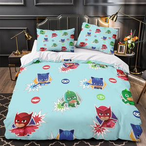 PJ Masks Duvet Cover Kids Bedding Set Without Filler