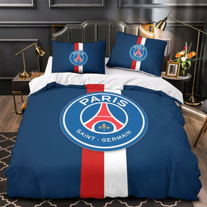 Paris Saint-Germain Bedding Set Pattern Quilt Cover