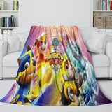 Paw Patrol Mighty Pups Blanket Flannel Throw Room Decoration