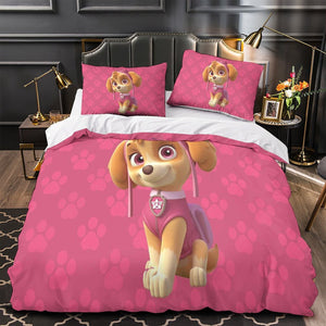 Paw Patrol Skye Duvet Cover Pattern Bedding Set Without Filler