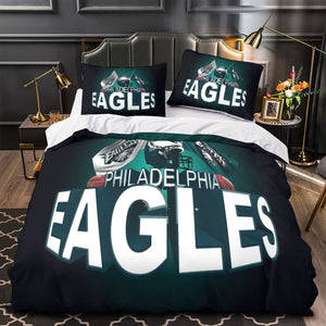 Philadelphia Eagles Duvet Cover Bedding Set
