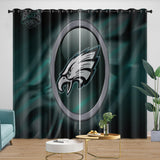 Philadelphia Eagles Curtains Blackout Window Drapes Kids Room Decoration