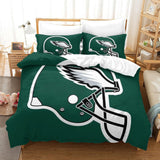 Philadelphia Eagles Duvet Cover Kids Bedding Set Without Filler