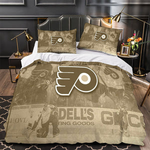 Philadelphia Flyers Bedding Set Quilt Duvet Cover Without Filler
