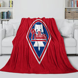 Philadelphia Phillies Blanket Flannel Throw Room Decoration