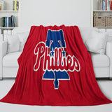 Philadelphia Phillies Blanket Flannel Throw Room Decoration
