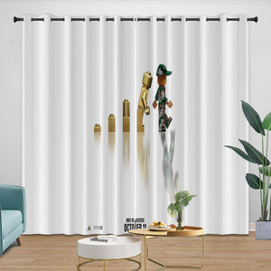 Piece By Piece Curtains Blackout Window Drapes Room Decoration