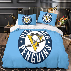 Pittsburgh Penguins Bedding Set Quilt Duvet Cover Without Filler