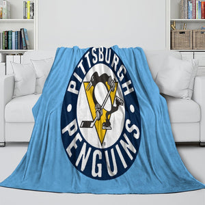 Pittsburgh Penguins Blanket Flannel Throw Kids Room Decoration