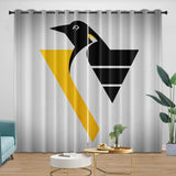 Pittsburgh Penguins Curtains Blackout Window Drapes Room Decoration