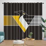 Pittsburgh Penguins Curtains Blackout Window Drapes Room Decoration