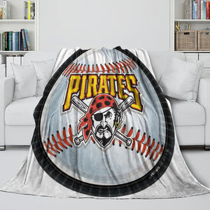 Pittsburgh Pirates Blanket Flannel Throw Room Decoration