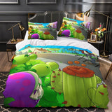 Plants vs Zombies Duvet Cover Kids Bedding Set Without Filler