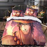 Portgas D. Ace Duvet Cover Pattern Bedding Set Without Filler