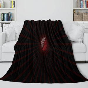 Portland Trail Blazers Blanket Flannel Fleece Throw Room Decoration