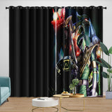 Power Rangers Curtains Blackout Window Drapes Room Decoration