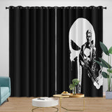 Punisher Curtains Blackout Window Drapes Room Decoration