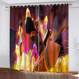 Puss in Boots The Last Wish Curtains Pattern Blackout Window Drapes
