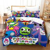 Rainbow Friends Bedding Set Quilt Cover Without Filler