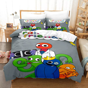 Rainbow Friends Bedding Set Quilt Cover Without Filler