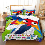 Rainbow Friends Bedding Set Quilt Cover Without Filler