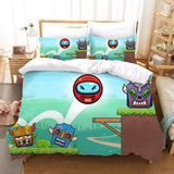Red Ball 4 Bedding Set Pattern Quilt Cover Without Filler