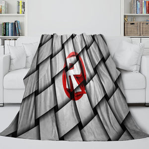 Roblox Pattern Blanket Flannel Throw Room Decoration