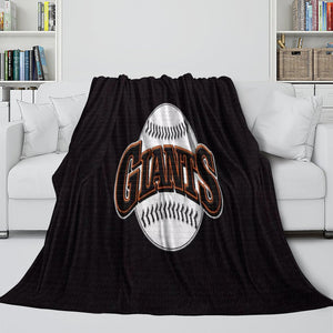 San Francisco Giants Blanket Flannel Throw Room Decoration