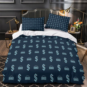 Seattle Kraken Bedding Set Quilt Duvet Cover Without Filler