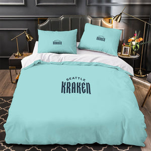 Seattle Kraken Bedding Set Quilt Duvet Cover Without Filler