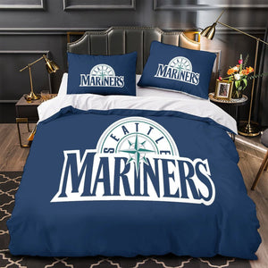Seattle Mariners Bedding Set Quilt Cover Without Filler