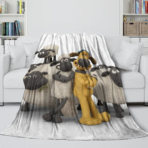 Shaun the Sheep Blanket Flannel Fleece Throw Room Decoration
