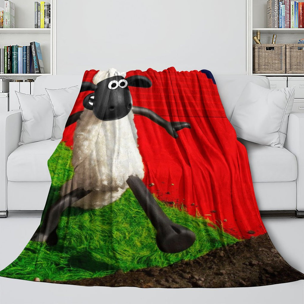 Shaun the Sheep Blanket Flannel Fleece Throw Room Decoration