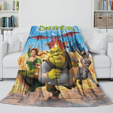 Shrek Blanket Flannel Fleece Throw Room Decoration