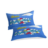 Smurfs Bedding Set Quilt Duvet Cover Without Filler