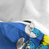 Smurfs Bedding Set Quilt Duvet Cover Without Filler